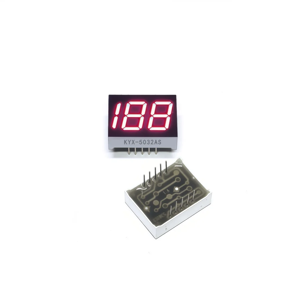 10PCS 0.5-inch 2.5-digit numeric tube 25mmX19mm digital display 