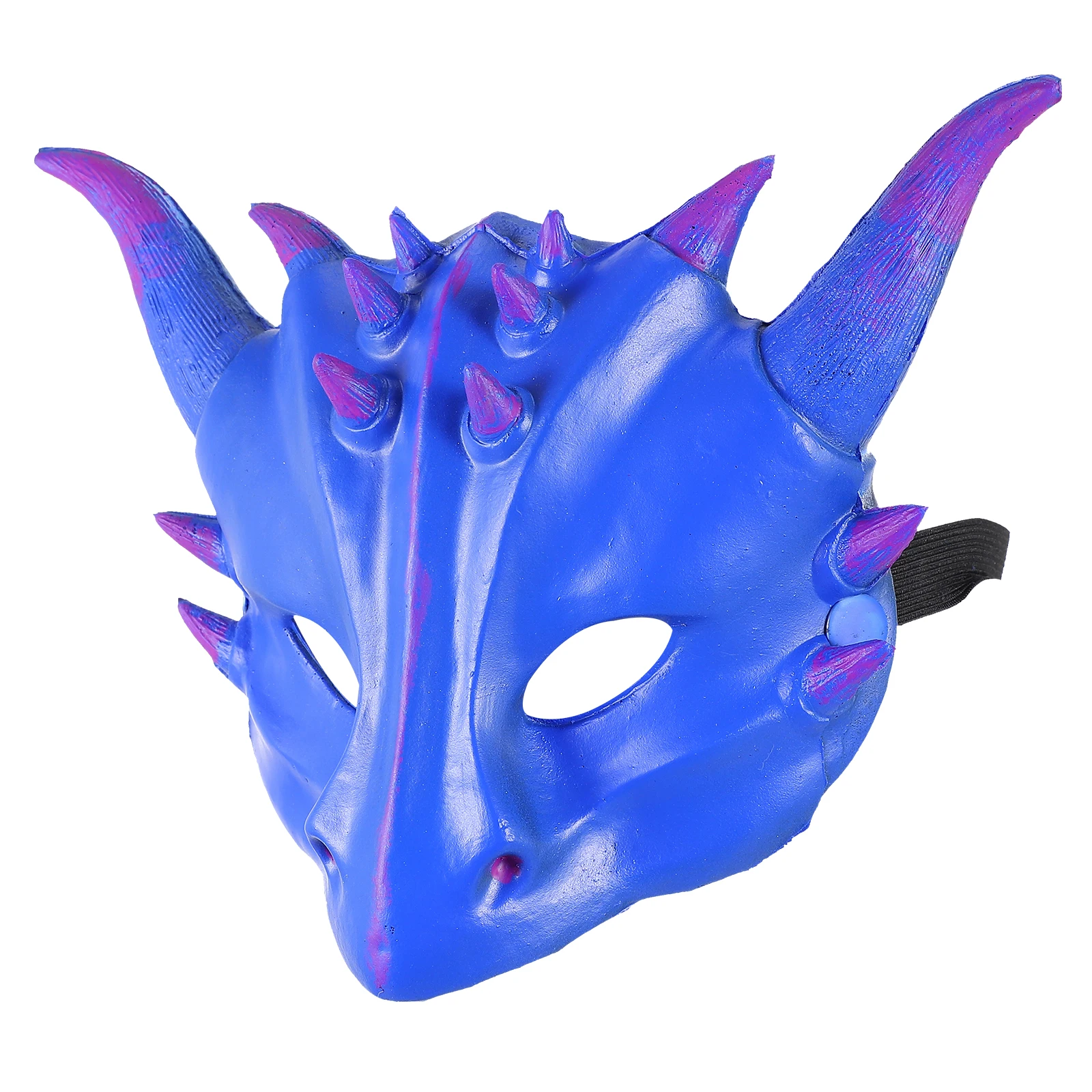 Cartoon Children's Dragon Mask Halloween Kids Party Pu Material Masquerade Carnival