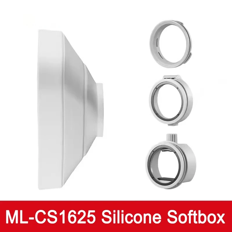 Godox ML-CD15/Godox ML-CS1625 Silicone Diffuser Ball Gel Dome Kit Soft box for ML60 V1 V850III V860III TT685 TT600 TT520II AD200