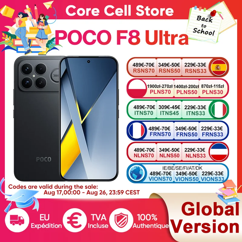 Poco F8 Ultra 5G — il processore dei flagship senza pagarli come tali
