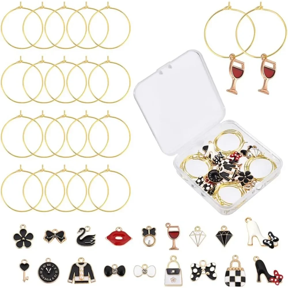 Wine Glass Charms Bulk Different Themed Wine Glass Markers