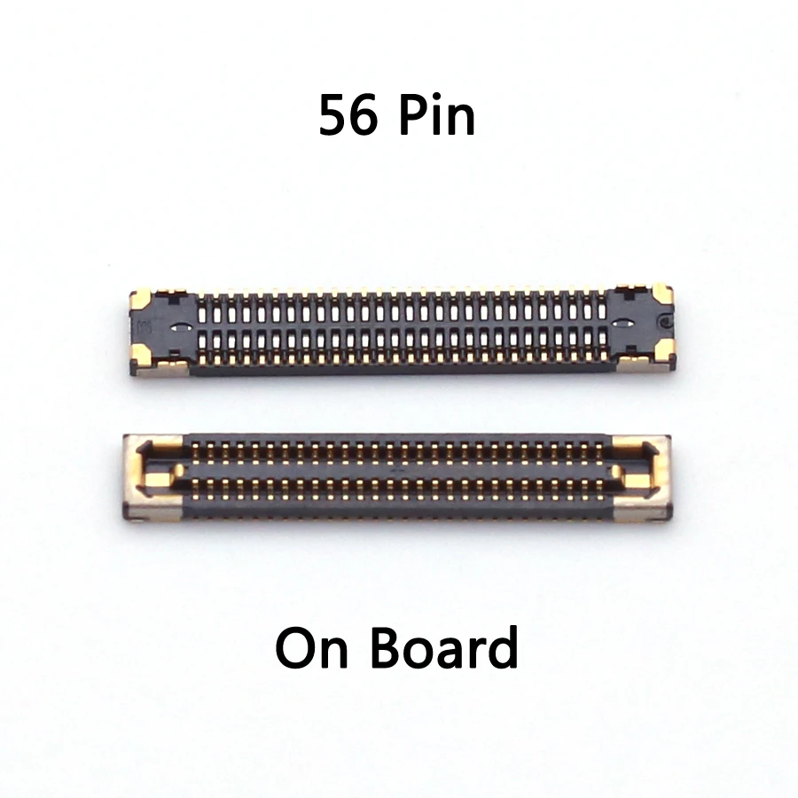 10Pcs 56 54 Pin LCD Display Screen FPC Connector On Board For Samsung Galaxy Note20 S20U S20 Ultar/Plus USB Charger WIFI Antenna