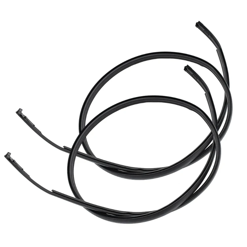 

652F 1 Pair Roof Rubber Strips 75555-12120 75556-12120 for 2004-2007 Weatherstrip Waterproof Rain Seal Replacement