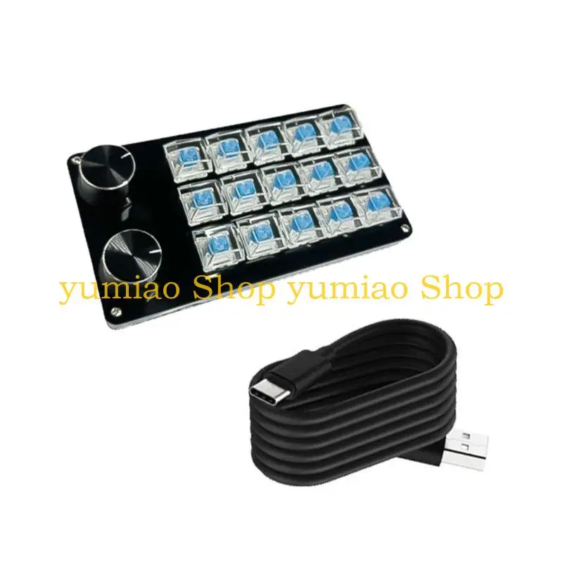 587B Advanced Programmable Keyboards Mechanical Gaming Keypad,Wire Hot Swappable Switches for Efficient Task Execution