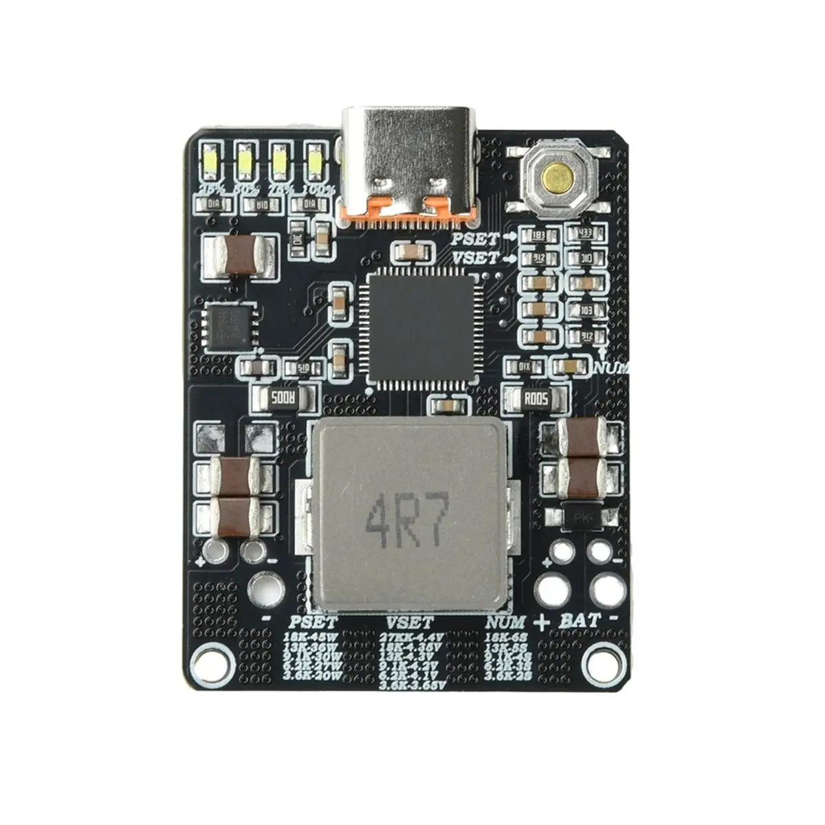 AS62 IP2369 Fast Charge Module 45W PD Type-C Bidirectional Charge Discharge for DIY Power Bank Board Temperature Protection