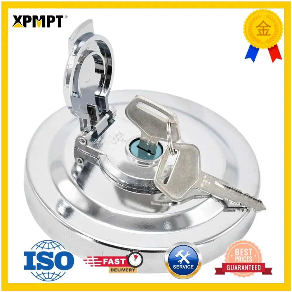 20U-04-21361 20U0421361 Fuel Cap With 2 keys Compatible With Komatsu Bulldozer D31P-20T D31P-20A D31P-20 D37PG-5A D37P-5A