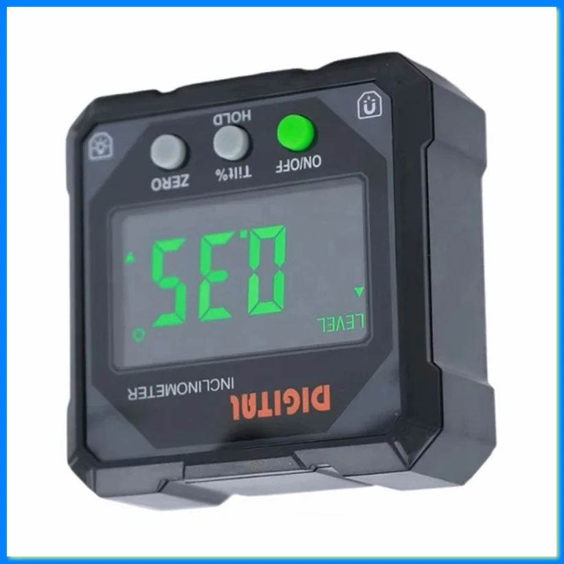 Digital Inclinometer with LCD Display Electronic Magnetic Digital Angle Finder 360-Degree Measurement Tool-A31R