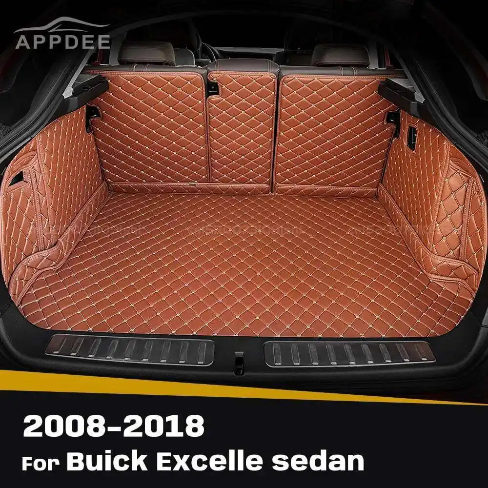 

For Buick Excelle sedan 2008-2016 2018 Auto Full Coverage Trunk Mat Car Protective Pad Cargo Liner Interior Accessories