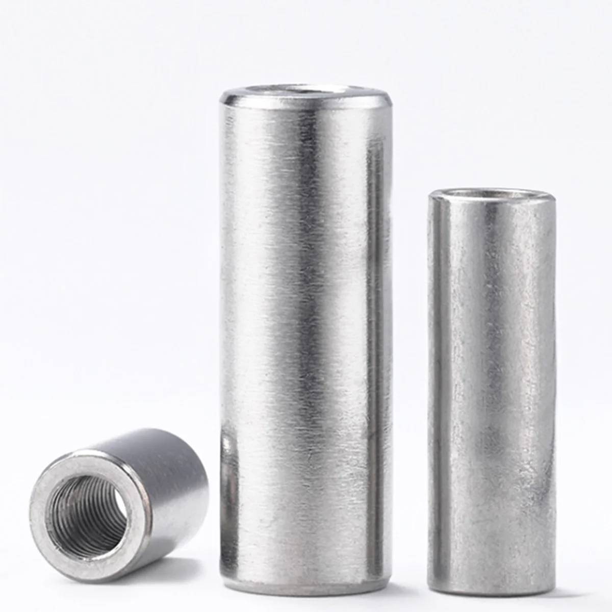 304 Stainless Steel Round Nut / Extended Connecting Screw Rod Joint Cylindrical Nut M2M3M4M5M6M8M10M12M14