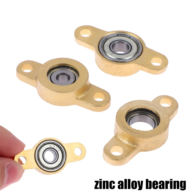 1Pc 5mm 6mm 7mm 8mm 10mm Caliber Zinc Alloy Bearing KFL05 KFL06 KFL07 KFL08 KFL10 Flange Bearing With Pillow Block