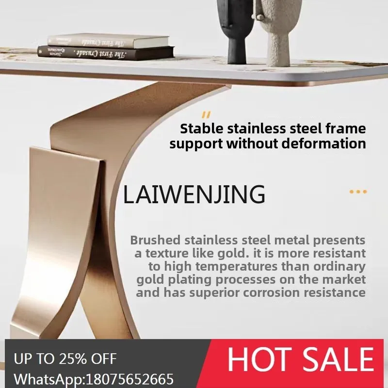 light luxury minimalist entrance entrance table against the wall to enter the home creative decoration table