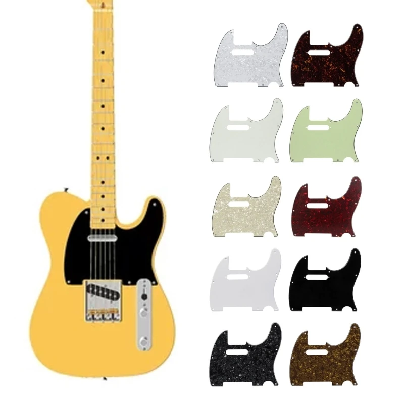 Tl-scratch Plate dla USA/meksyku tele-telecaster gitara wielobarwna gitara elektryczna Pickguard Scratch elementy pลyt 24BD
