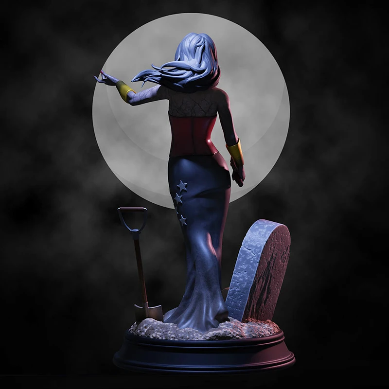 1/24 75mm 1/18 100mm Resin Model Figure Kits Halloween Female Killer Unpainted No Color RW-225