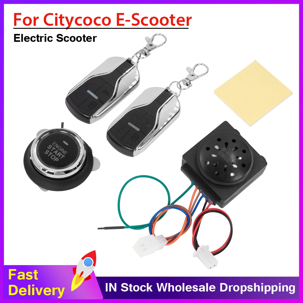 36V-72V One-key Start Anti-theft Device Remote Control Lock For Citycoco Electric Scooter Modified Accessories Parts