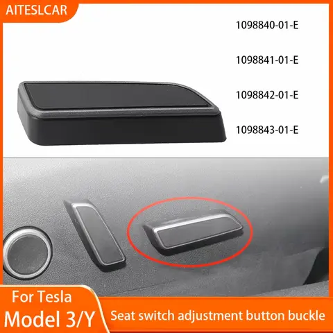 Tesla Model 3/Y 2021-2023 부조종사 측면 시트 쿠션 버튼 1098842 -01-D 카시트 전진 스위치 버튼