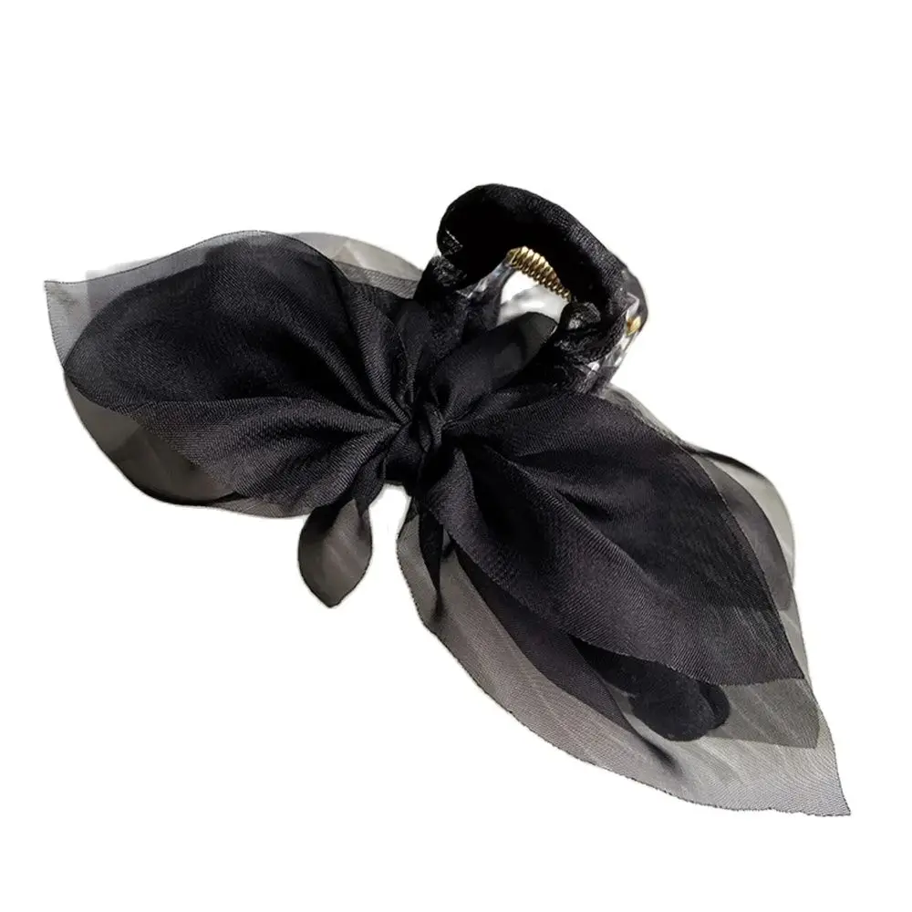 Large Black Hair Clip for Women Fashion French Elegant Hairgrips Korean Hair Claw Clips Girls Hairpins Hair Accessories