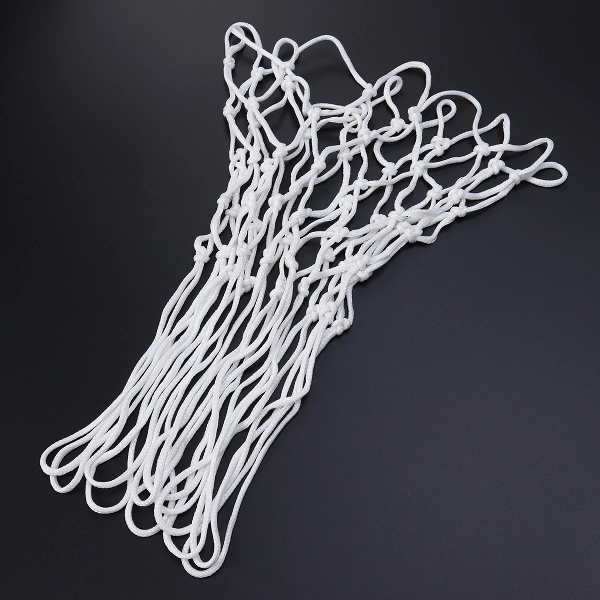 2 قطعة ليلة متوهجة مضيئة كرة السلة صافي النايلون مضفر القياسية المهنية كرة السلة صافي الثقيلة شبكة سميكة كرة السلة N