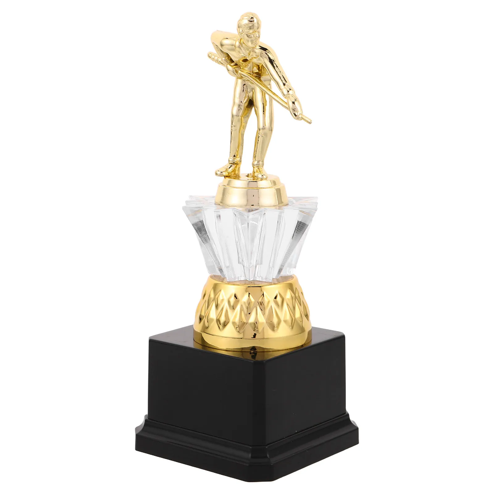 

Золотой бильярдный кубок 8 дюймов, пластиковый наградной приз для спортивных турниров, вечеринок, соревнований, чемпионов и победителей