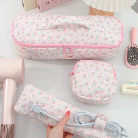 Travel Portable Carrying Case For Dyson Airwrap Hair Dryer Brush Revlon Hair Tools Storage Bag Flat Curling Iron Travel Organize