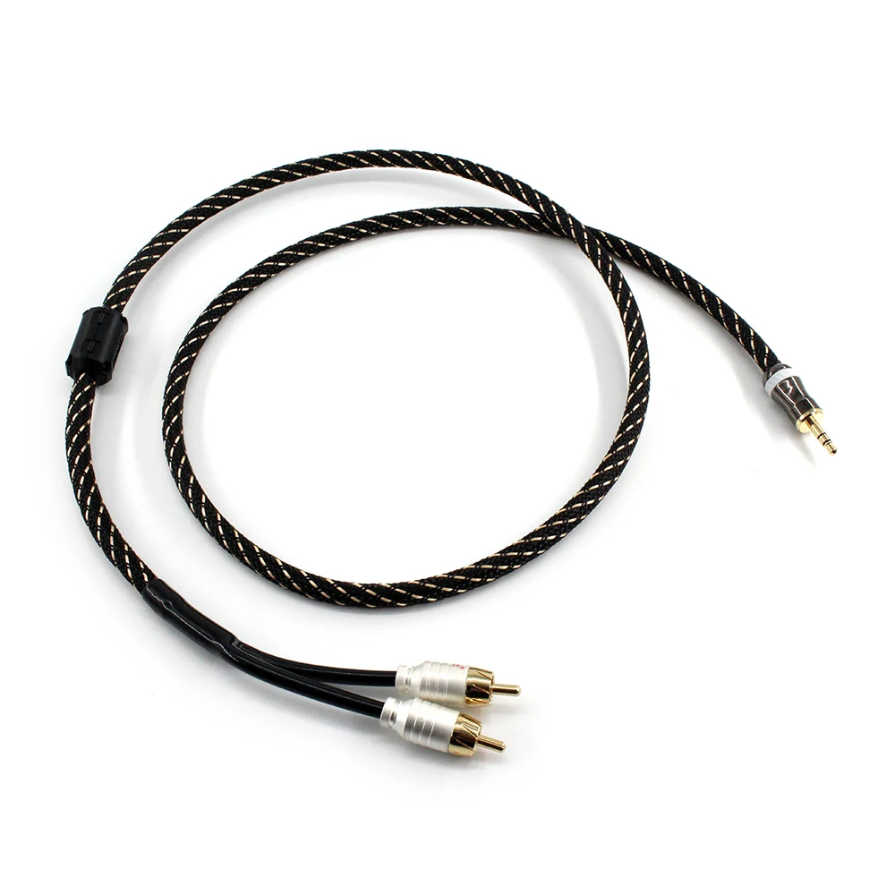 canare L-4E6S HiFi cable audio RCA cable Audio signal wire plug 3.5mm aux plug convert 2 RCA plug