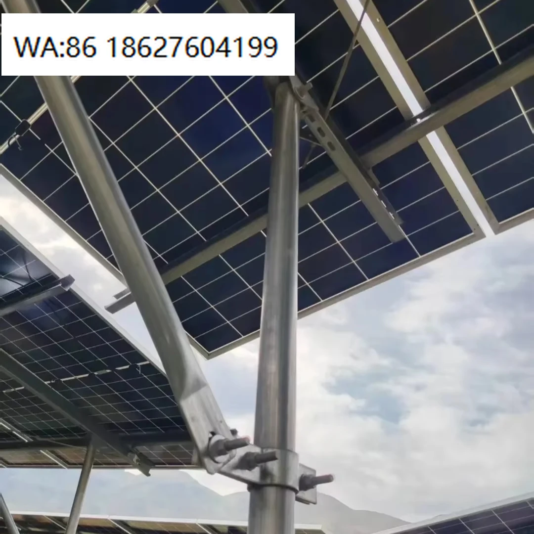 Large Span Flexible Support System PV Power Plant Solar Mounting System Complex Mountainous Condition Solar Farm Mount
