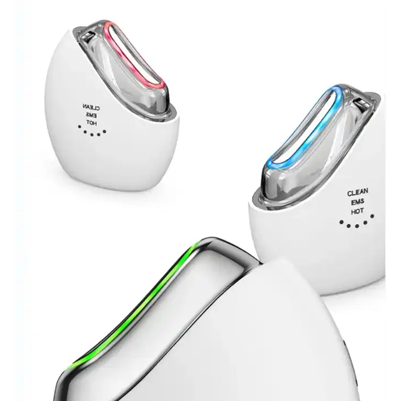 다기능 전기 EMS 온열 스크레이퍼 레드 LED 라이트 테라피 페이스 마사지기 괄사 도구 괄사 마사지 뷰티 디바이스