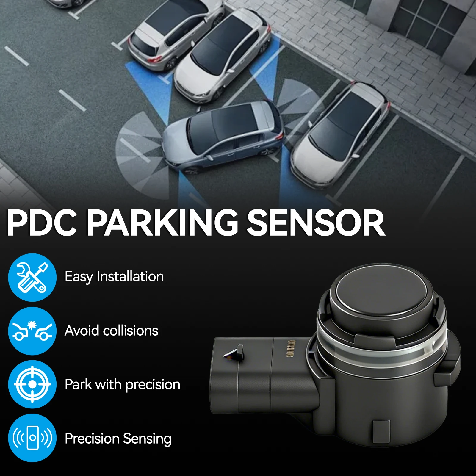 5Q0919275 5Q0919275B PDC Parking Sensor For Audi A3 A4 A5 A6 Q3 Q5 TT BMW  X-series Mercedes-Benz A B E S VW Golf Polo Passat