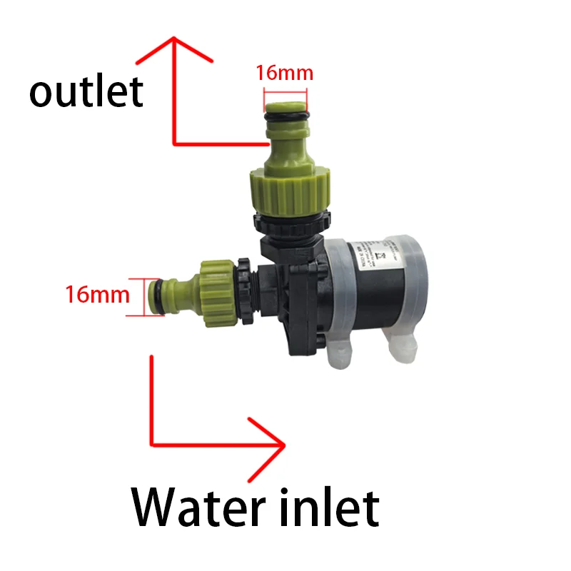 DC 12V/24V 1/2 "motor sin escobillas bomba de refuerzo sumergible silenciosa calentador de agua ducha calefacción por suelo radiante bomba de fuente circulante