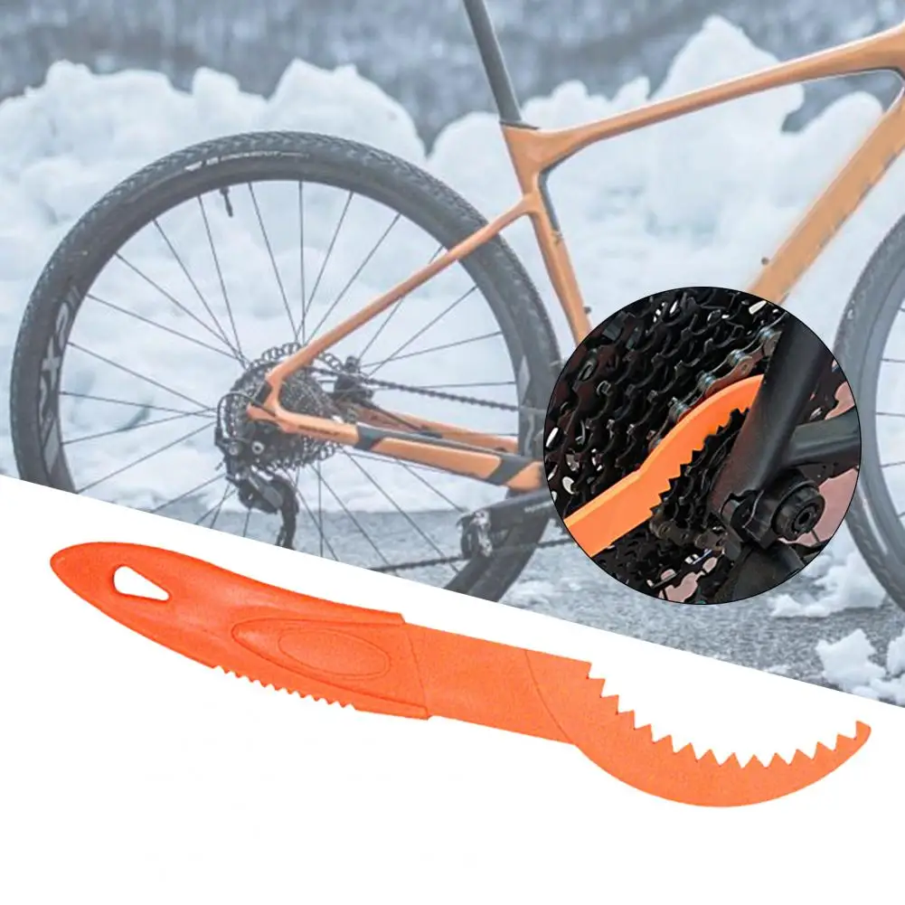 1 Set Crankset Clean Brush Wear-resistant High Strength Ergonomic Multifunctional Plastic Crankset Chain Cleaner for Cycling