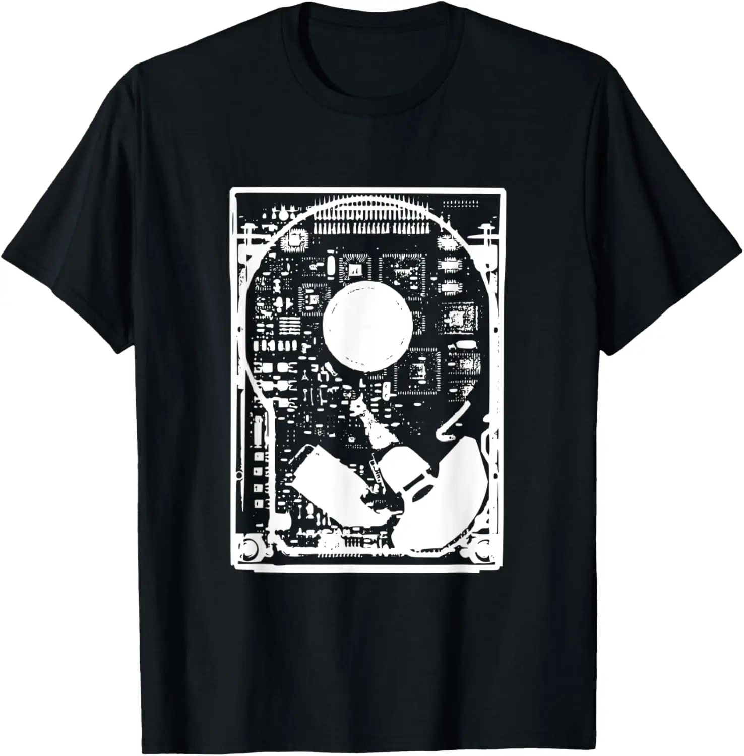 

HDD Hard Disk Programmer Computer Techie ITler Admin T-Shirt