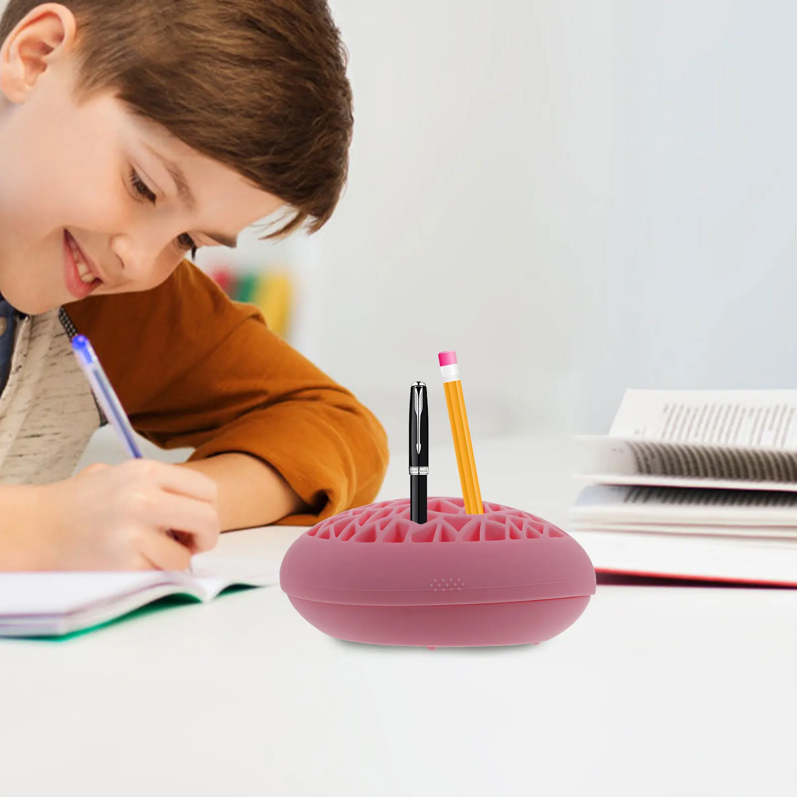 

Bird Nest Pen Holder 1Pc Makeup Brush Storage Organizer Silicone Rack for Tools Travel Eyeshadow Pencil Stand