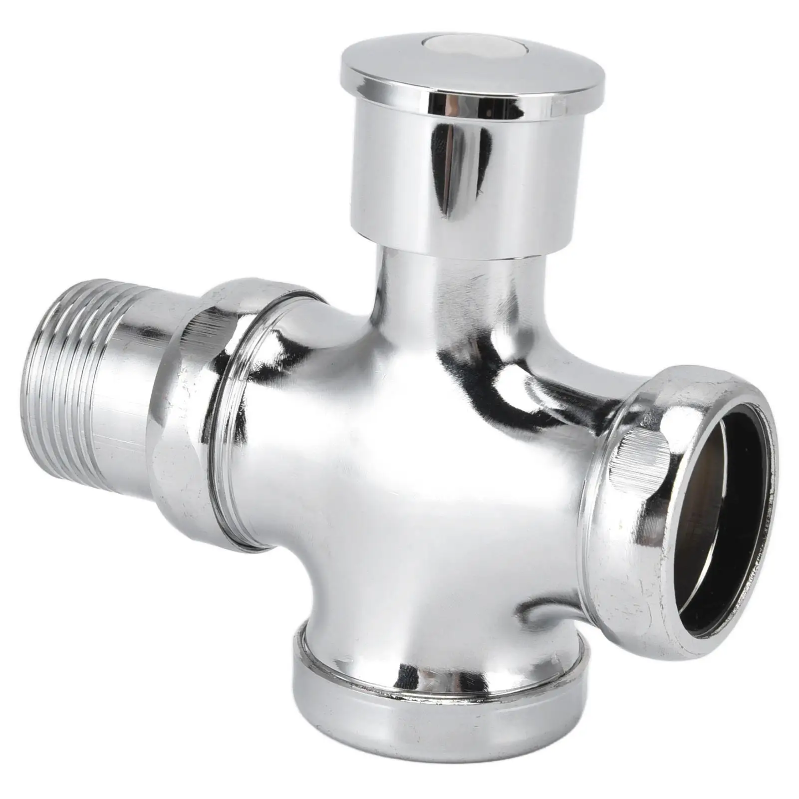 Push Button Urinal Flush Valve Replacement - Zinc Alloy for toilet Tank Accessory