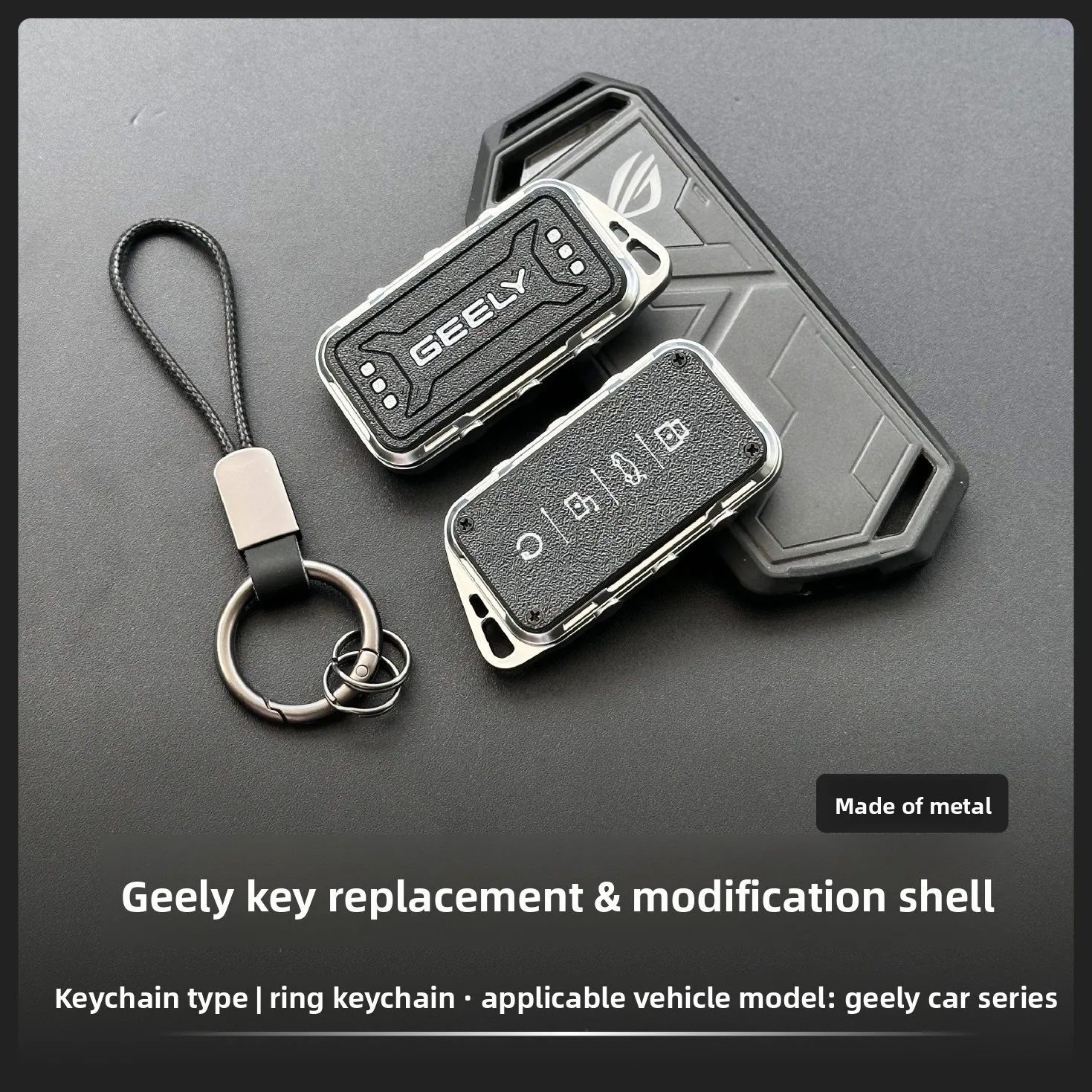 Suitable for Geely Star Yue Bo Yue Xing Rui Bin Rui Di Hao car key non-destructive modification shell metal protective cover