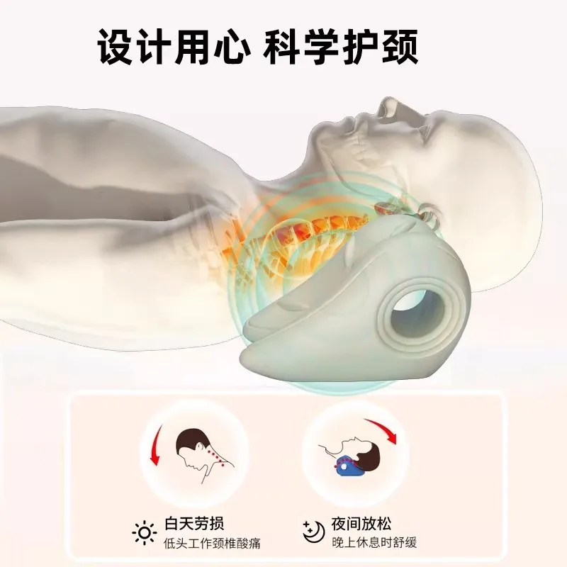 Cervical Pillow Corrector with Straightening Curvature, Inverted Bow, Rich and Wealthy Package, Neck Pillow, Sleep Aid Pillow