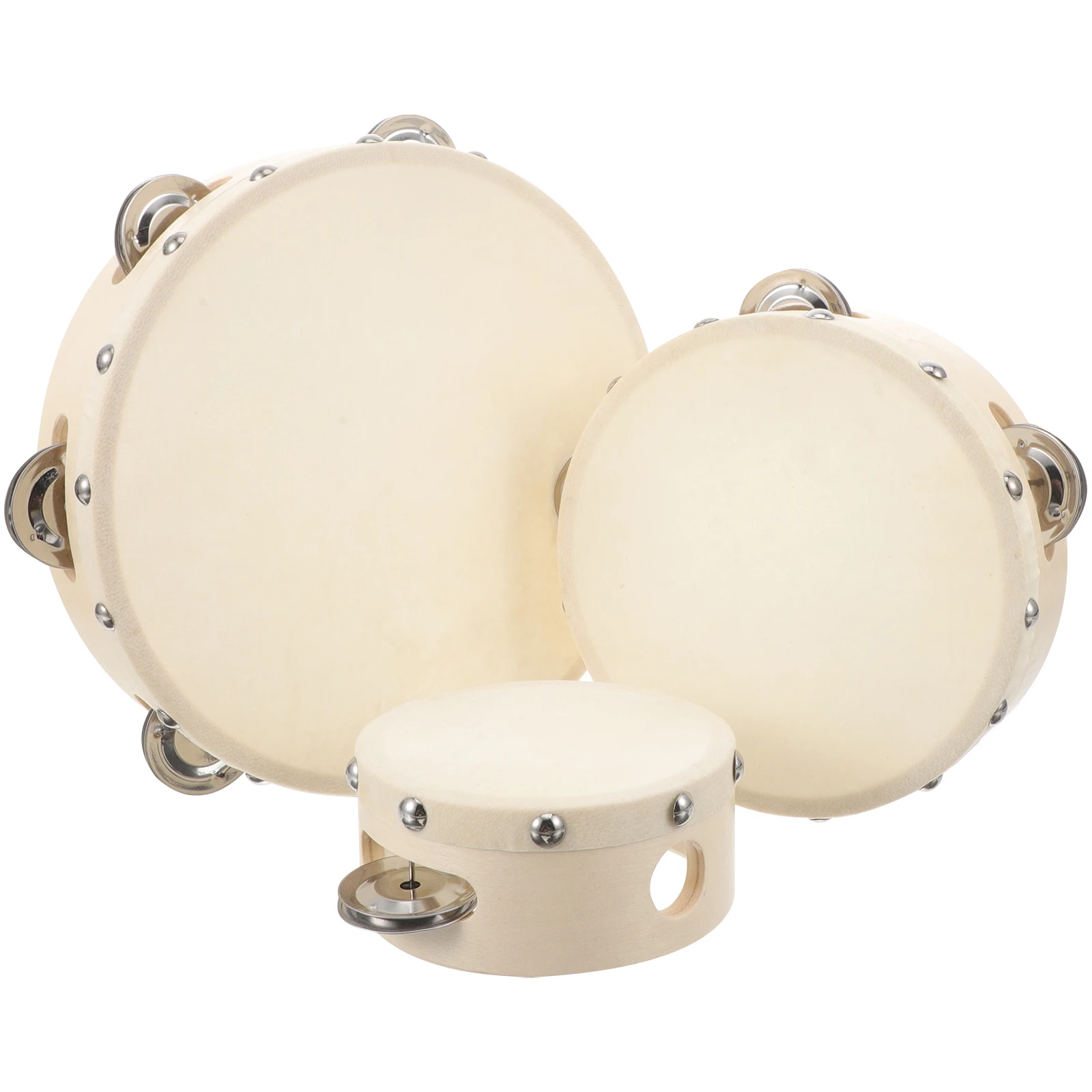 

Sheepskin Tambourine Percussion Instrument Tambourines Musical Instruments Child