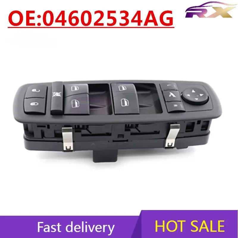 

НОВИНКА: 04602534AG Подходит для Dodge Jeep Chrysler, переключатель управления стеклоподъемниками, кнопка управления электростеклоподъемниками