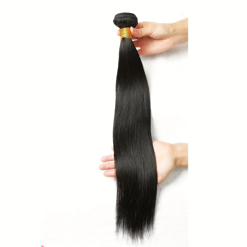 1PC Estensioni Dei Capelli Brasiliani Fasci Lisci Setosi per Le Donne Colore Nero Naturale 100% Capelli Umani Capelli Lisci 100g