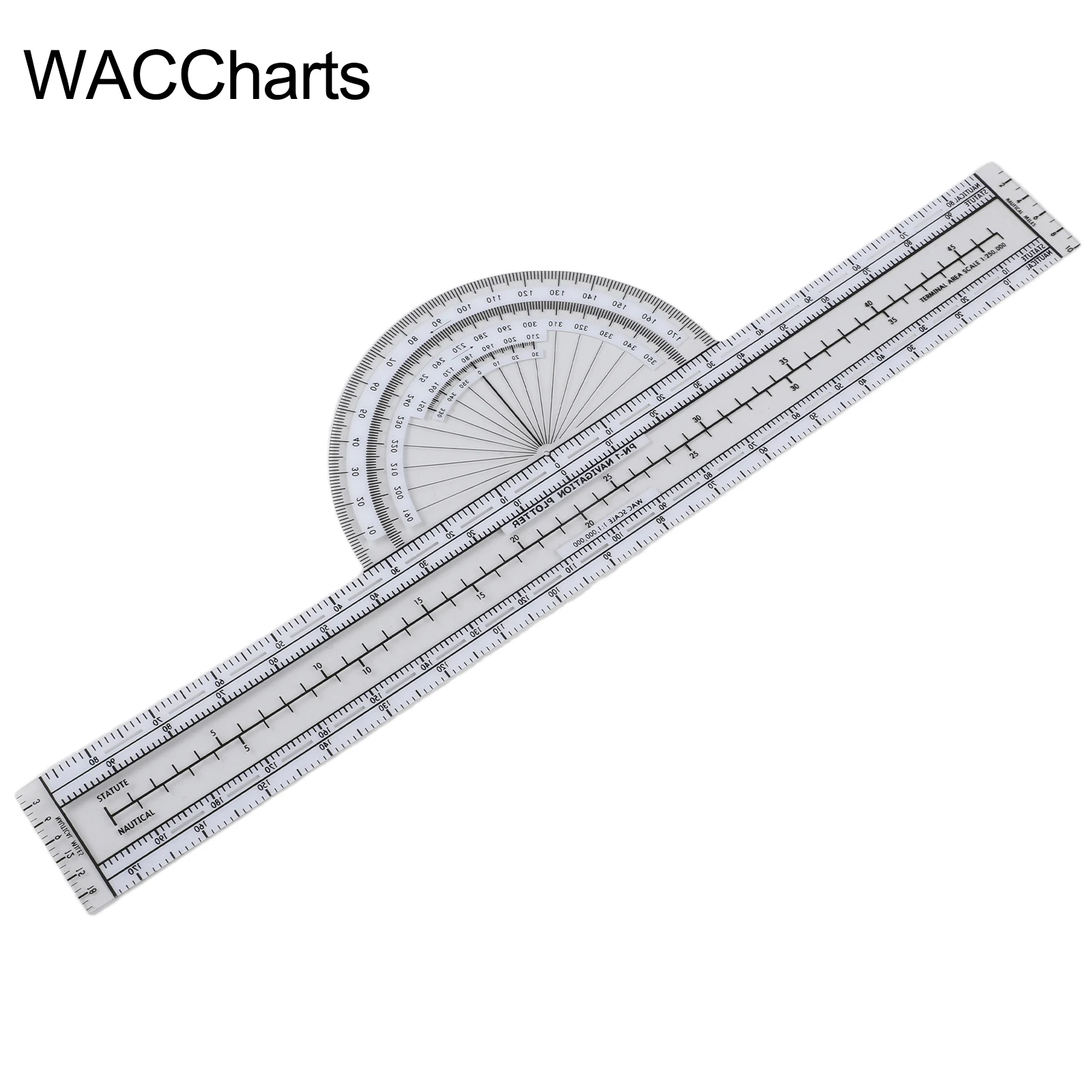 Aviation For Plotter Fixed Grid Ruler Double Sided Scale For Flight Planning Route Measurement For Pilot Training Tool