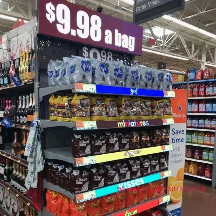 Borda LED de prateleira para publicidade de vídeo supermercado loja de sinalização digital display LED