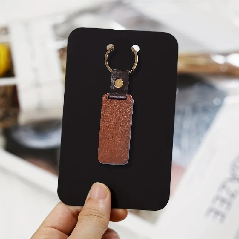 Key Chain Packaging Card Kraft Paper Card for Diy Jewelry Key Chain Display Cardboard Key Ring view 4