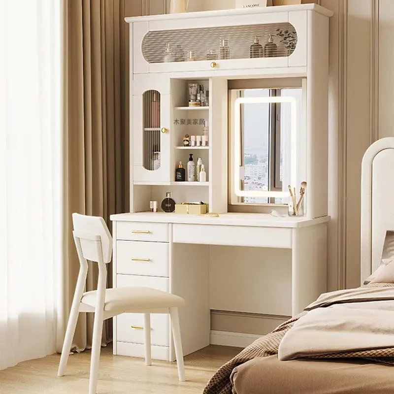 

Storage Cabinet Dressing Table Luxury Desings Aesthetic Modern Drawer Dressers Bedroom Wooden Penteadeira Furniture For Bedroom