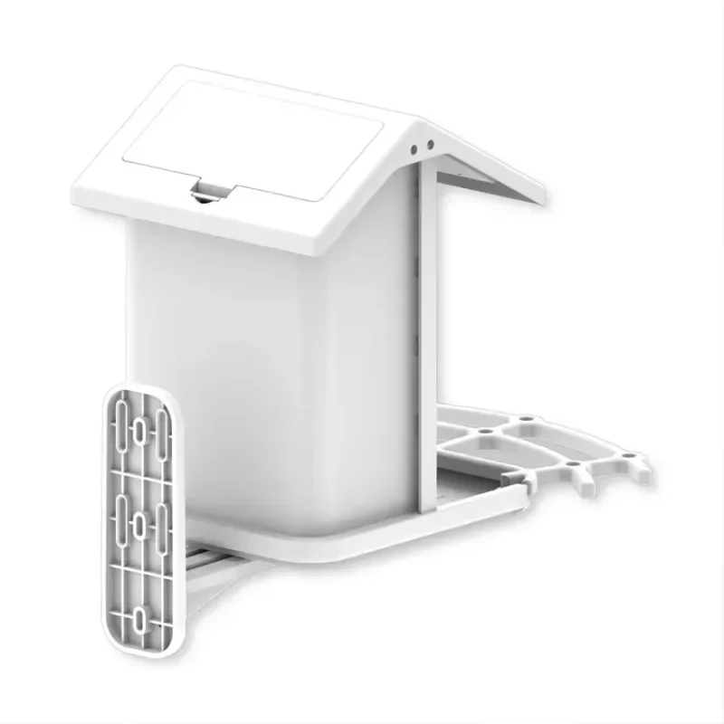 Solar charging smart bird feeder camera automatically captures bird feeder, camera solar power supply