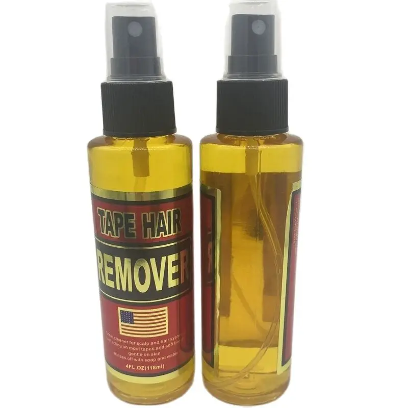 4 Oz 118 ml yellow liquid remover for lace wig glue remover for adhesive tape