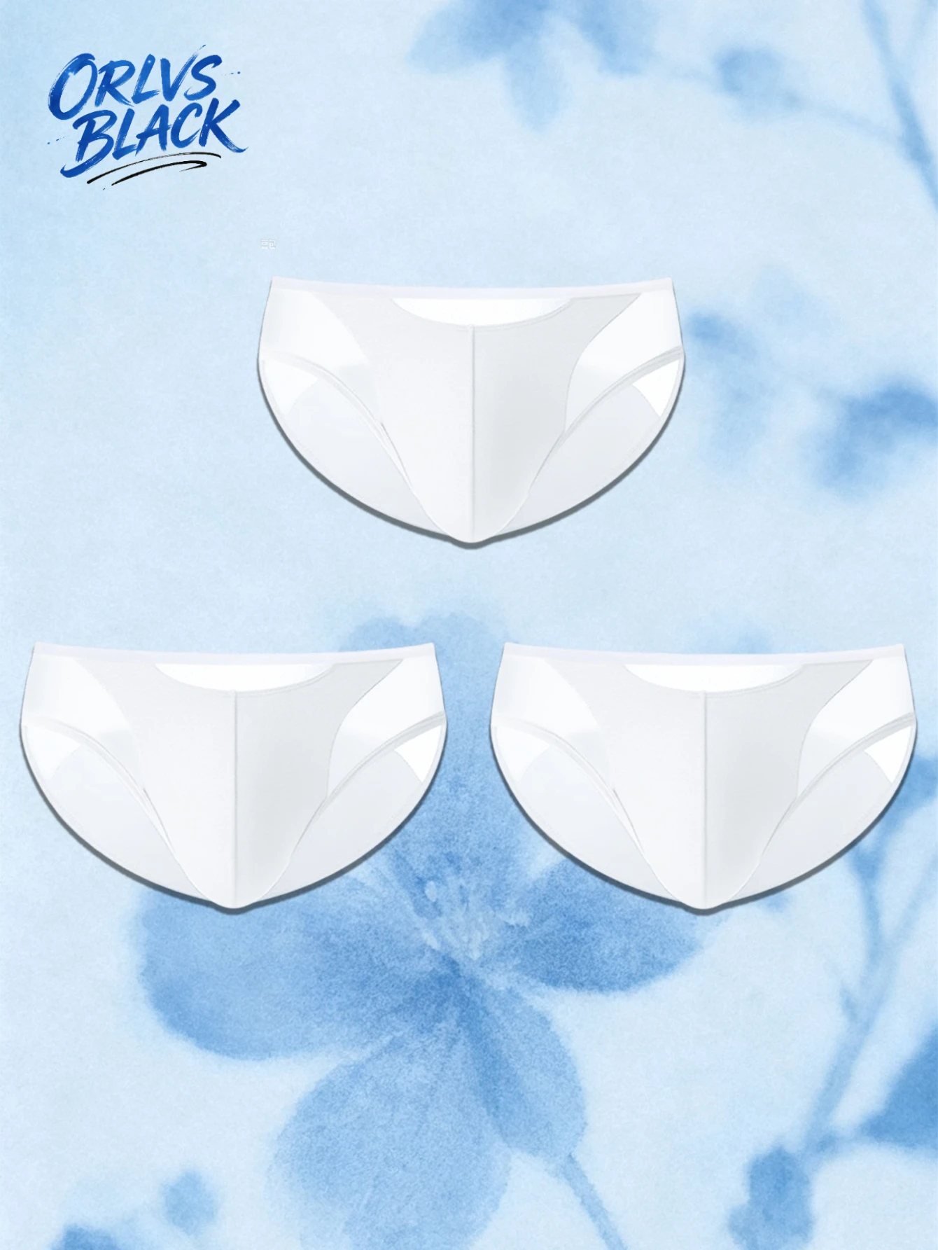 3PCS Invisible Seamless Mens Bikini Underwear Ultra Soft Cooling Breathable Slim Fit Daily Briefs AD311