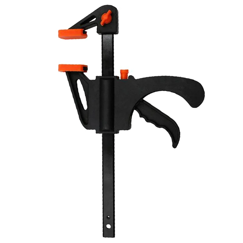 Strumento fai da te spandiconcime per la lavorazione del legno a mano regolabile Kit di Clip da 4 pollici sgancio rapido a cricchetto morsetto F morsetto per barra di lavoro a compressione di velocità