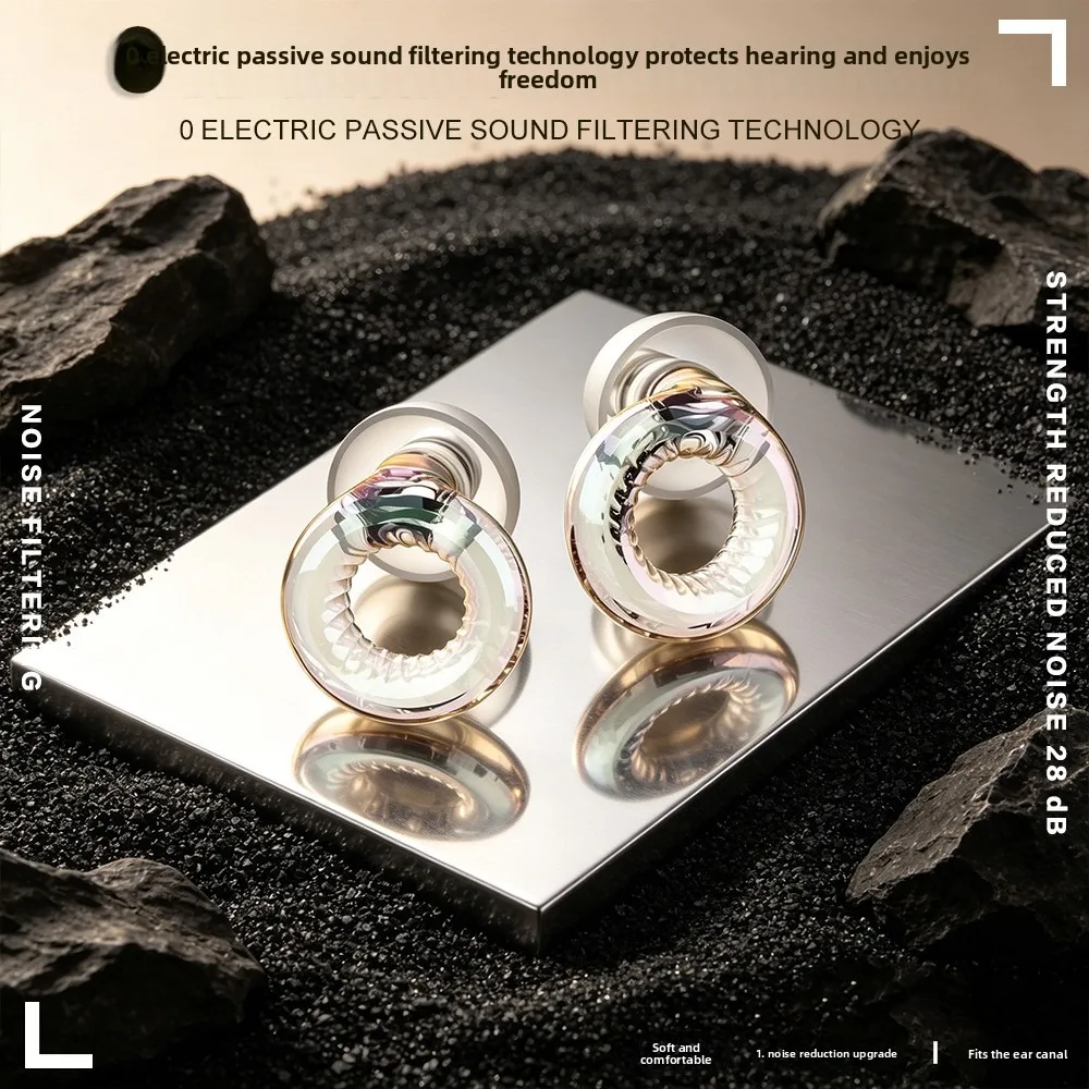 Colorful Silicone Noise Reduction Earplugs Strong Sound Blocking Sleep Travel Home Daily Use Reusable Hearing Protection