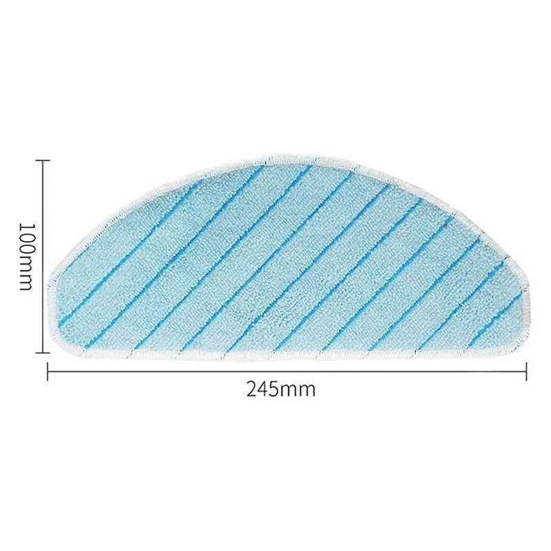 12ชิ้นผ้าเช็ดทำความสะอาดสำหรับ Ecovacs หุ่นยนต์ T9ทำความสะอาดได้ไม้ถูพื้นผ้าถูพื้น