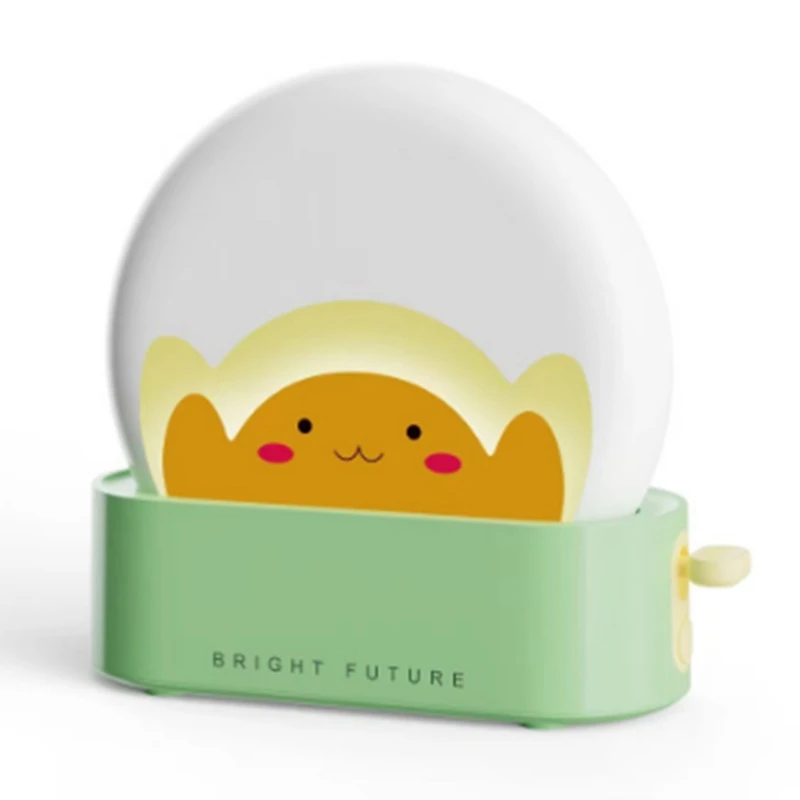 

Lamp Night Light, Cute Kawaii Decor For Bedroom Bedside, Rechargeable LED Toast Bread With Timer & Adjustable Brightness Durable