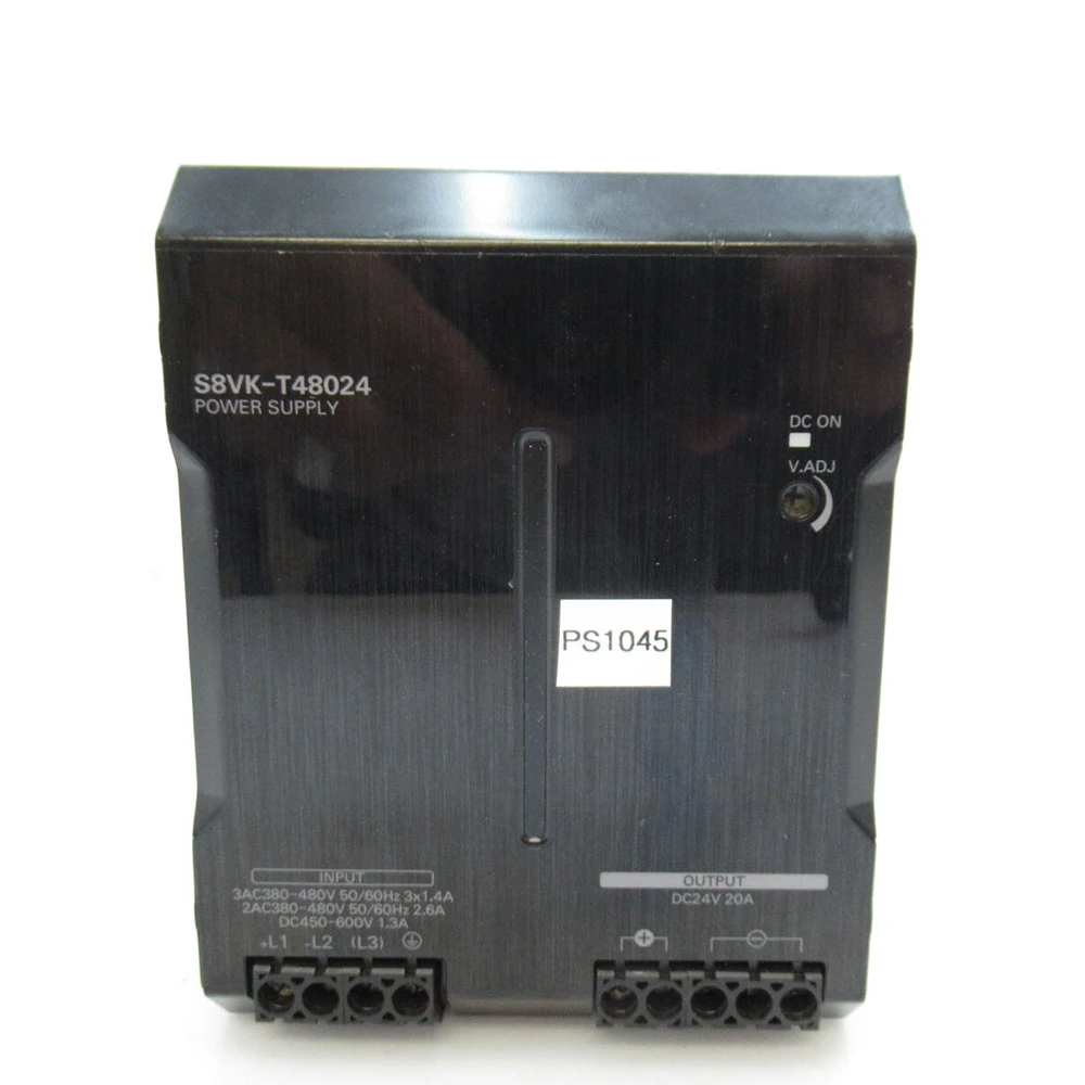 New Rail Type Switching Power Supply S8VK-T48024 DC24V 20A OUTPUT Fast Ship Works Perfectly High Quality