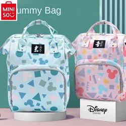 MINISO Disney Mickey Maternal and Infant Multi functional, Large Capacity, Shoulder Portable, Fashionable Maternal and Mommy Bag